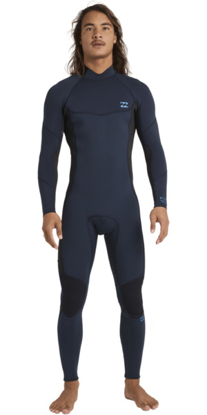 2026 Billabong Mens Absolute 3/2mm Flatlock Back Zip Wetsuit 24AW211601 - Ocean